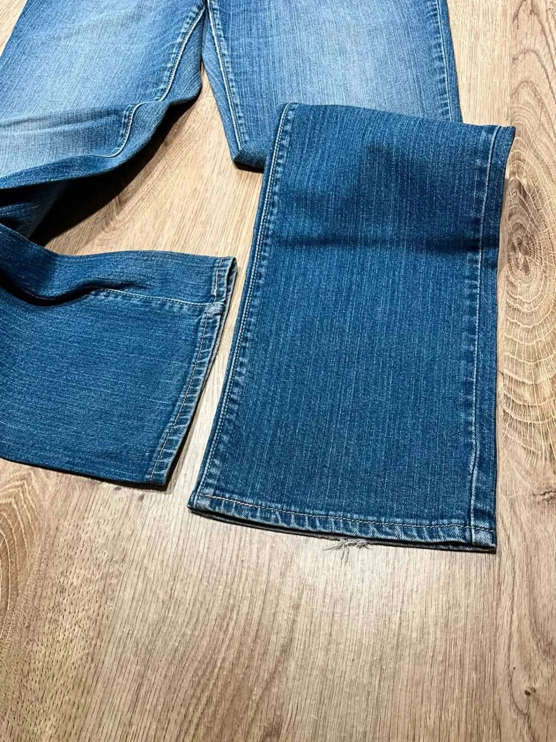 Jean Levi's Demi Curve Straight Leg Taille 8/29 Prepy Coton Bleu Lvf 002 – photo 3
